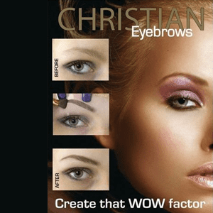 Christian wenkbrauwmake-up